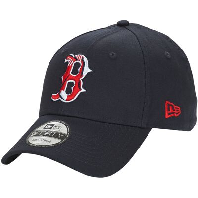 New Era Navy 9Forty Team Logo Baseball Cap - Justerbar New Era Navy 9Forty Team Logo Baseball Cap - Justerbar