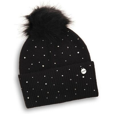 Mössor Guess BLA BEANIE L Dam Mössor Guess BLA BEANIE L Dam