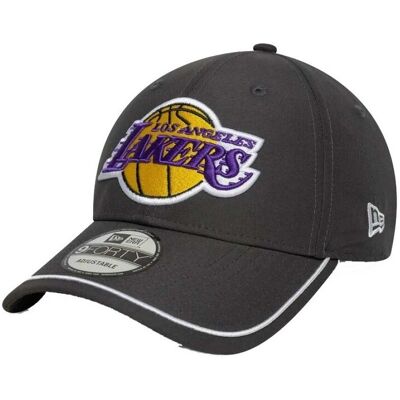 Keps New-Era La Lakers Nba Piping Dark Grey 9forty One size Herr Keps New-Era La Lakers Nba Piping Dark Grey 9forty One size Herr