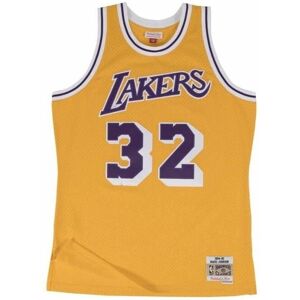 T-shirts med korta ärmar Mitchell And Ness Nba Swingman Jersey 20 Los Angeles Lakers 198485 Magic Johnson EU XXL,EU M Herr T-shirts med korta ärmar Mitchell And Ness Nba Swingman Jersey 20 Los Angeles Lakers 198485 Magic Johnson EU XXL,EU M Herr