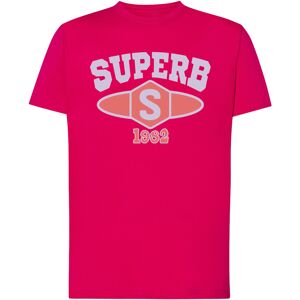 T-shirts med korta ärmar Superb 1982 SPRBCA-2201-PINK EU XXL,EU S,EU M,EU L,EU XL,EU XS Herr T-shirts med korta ärmar Superb 1982 SPRBCA-2201-PINK EU XXL,EU S,EU M,EU L,EU XL,EU XS Herr