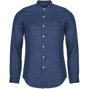 Skjortor med långa ärmar Polo Ralph Lauren CHEMISE AJUSTEE SLIM FIT EN LIN COL MAO EU S Herr Skjortor med långa ärmar Polo Ralph Lauren CHEMISE AJUSTEE SLIM FIT EN LIN COL MAO EU S Herr