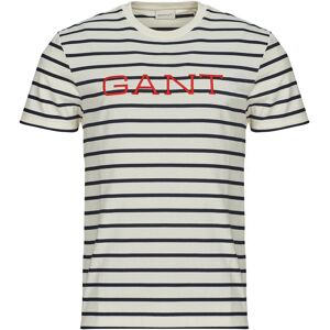 T-shirts med korta ärmar Gant GRAPHIC STRIPED SS T-SHIRT EU S,EU M,EU L,EU XL Herr T-shirts med korta ärmar Gant GRAPHIC STRIPED SS T-SHIRT EU S,EU M,EU L,EU XL Herr