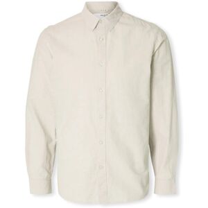 Skjortor med långa ärmar Selected Noos Slim-Sun Shirt - Pure Cashmere EU XL Herr Skjortor med långa ärmar Selected Noos Slim-Sun Shirt - Pure Cashmere EU XL Herr