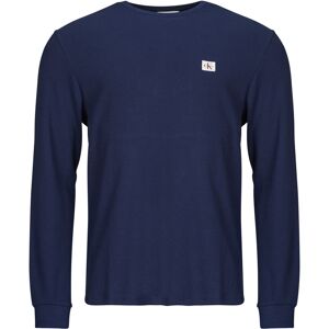 Långärmade T-shirts Calvin Klein Jeans LS WAFFLE BADGE CREWNK TEE EU S,EU M,EU L,EU XL Herr Långärmade T-shirts Calvin Klein Jeans LS WAFFLE BADGE CREWNK TEE EU S,EU M,EU L,EU XL Herr