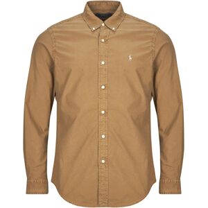 Skjortor med långa ärmar Polo Ralph Lauren CHEMISE DROITE CUSTOM EN OXFORD LEGER EU XXL,EU M,EU L,EU XL Herr Skjortor med långa ärmar Polo Ralph Lauren CHEMISE DROITE CUSTOM EN OXFORD LEGER EU XXL,EU M,EU L,EU XL Herr