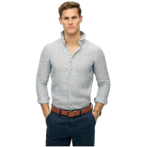 Skjortor med långa ärmar Superdry Chemise manches longues Vacation Linen EU L,EU XL Herr Skjortor med långa ärmar Superdry Chemise manches longues Vacation Linen EU L,EU XL Herr