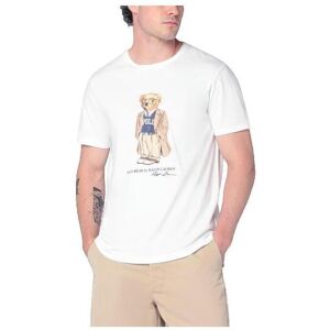 T-shirts med korta ärmar Ralph Lauren T-shirt Ralph Lauren Polo Bear Blanc EU XL Herr T-shirts med korta ärmar Ralph Lauren T-shirt Ralph Lauren Polo Bear Blanc EU XL Herr