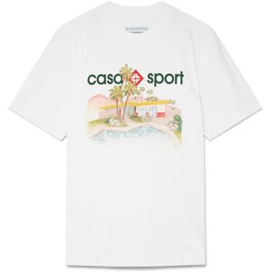 T-shirts med korta ärmar Casablanca T-SHIRT POOLSIDE WHITE EU XXL Herr T-shirts med korta ärmar Casablanca T-SHIRT POOLSIDE WHITE EU XXL Herr