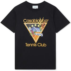T-shirts med korta ärmar Casablanca T-SHIRT TENNIS CLUB ICON BLACK EU XXL,EU S,EU M,EU L Herr T-shirts med korta ärmar Casablanca T-SHIRT TENNIS CLUB ICON BLACK EU XXL,EU S,EU M,EU L Herr