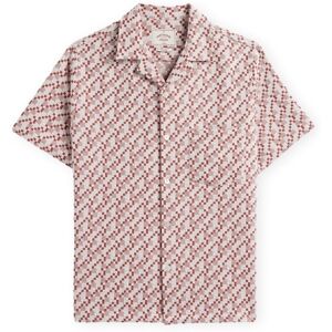 Skjortor med korta ärmar Portuguese Flannel Mosaic Shirt - Clay EU S Herr Skjortor med korta ärmar Portuguese Flannel Mosaic Shirt - Clay EU S Herr