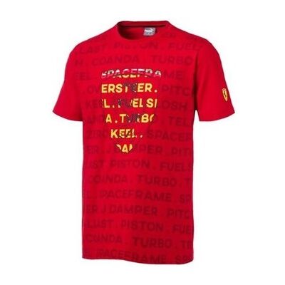T-shirts med korta ärmar Puma Ferrari EU M Herr T-shirts med korta ärmar Puma Ferrari EU M Herr