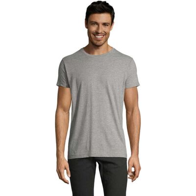 Sol's Grå Melange Slim Fit Rundkrage T-Shirt Sol's Grå Melange Slim Fit Rundkrage T-Shirt