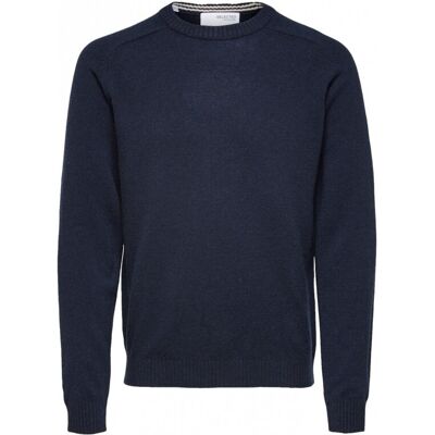 Tröjor Selected Wool Jumper New Coban - Sky Captain Kelp EU XL Herr Tröjor Selected Wool Jumper New Coban - Sky Captain Kelp EU XL Herr