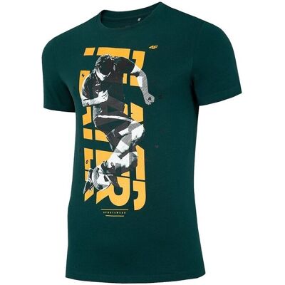 T-shirts med korta ärmar 4F TSM011 EU XXL,EU M,EU L,EU XL Herr T-shirts med korta ärmar 4F TSM011 EU XXL,EU M,EU L,EU XL Herr