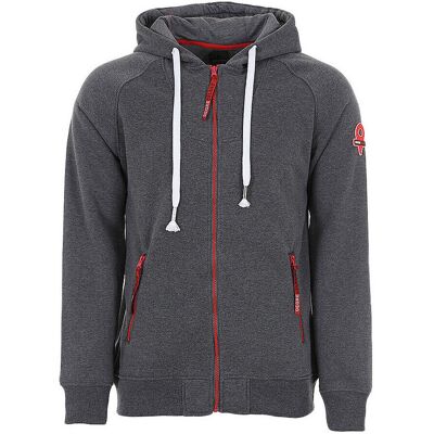 Huvtröjor Degré Celsius Sweat zippé à capuche homme CAUVY EU XL Huvtröjor Degré Celsius Sweat zippé à capuche homme CAUVY EU XL