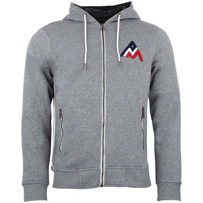 Huvtröjor Peak Mountain Sweat zippé à capuche homme CHARLES EU XXL,EU M,EU L Huvtröjor Peak Mountain Sweat zippé à capuche homme CHARLES EU XXL,EU M,EU L