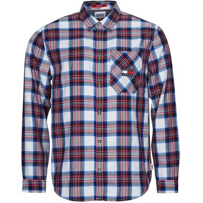 Skjortor med långa ärmar Tommy Jeans TJM RELAXED FLANNEL SHIRT EU S,EU M,EU L Herr Skjortor med långa ärmar Tommy Jeans TJM RELAXED FLANNEL SHIRT EU S,EU M,EU L Herr