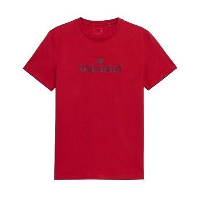 T-shirts med korta ärmar 4F SS23TTSHM539CZERWONY EU XXL,EU M,EU L,EU XL Herr T-shirts med korta ärmar 4F SS23TTSHM539CZERWONY EU XXL,EU M,EU L,EU XL Herr
