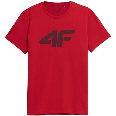 T-shirts med korta ärmar 4F SS23TTSHM537CZERWONY EU M,EU L,EU XL Herr T-shirts med korta ärmar 4F SS23TTSHM537CZERWONY EU M,EU L,EU XL Herr