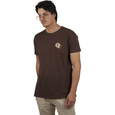 T-shirts med korta ärmar Superb 1982 SPRBCA-2202-CHOCOLATE EU XXL,EU S,EU XS Herr T-shirts med korta ärmar Superb 1982 SPRBCA-2202-CHOCOLATE EU XXL,EU S,EU XS Herr