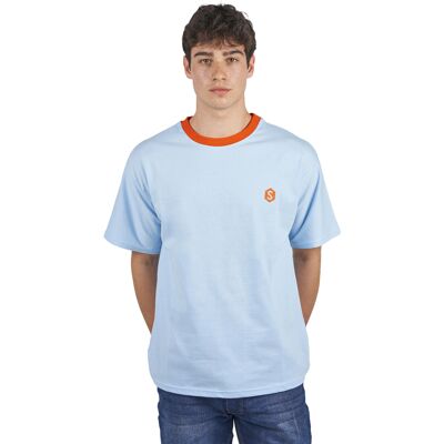 T-shirts med korta ärmar Superb 1982 SPRBCA-2204-BLUE CORAL EU S,EU M,EU L,EU XL Herr T-shirts med korta ärmar Superb 1982 SPRBCA-2204-BLUE CORAL EU S,EU M,EU L,EU XL Herr
