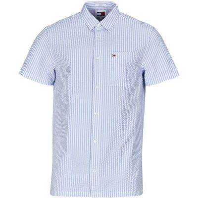 Skjortor med korta ärmar Tommy Jeans TJM REG STRIPE EU S Herr Skjortor med korta ärmar Tommy Jeans TJM REG STRIPE EU S Herr