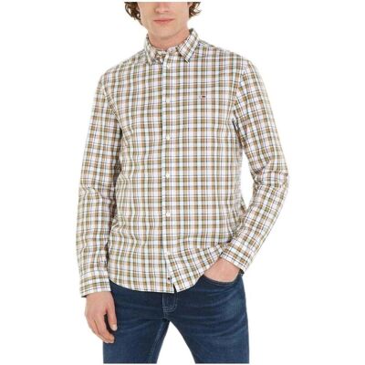 Skjortor med långa ärmar Tommy Hilfiger DM0DM18470 YBR EU S Herr Skjortor med långa ärmar Tommy Hilfiger DM0DM18470 YBR EU S Herr