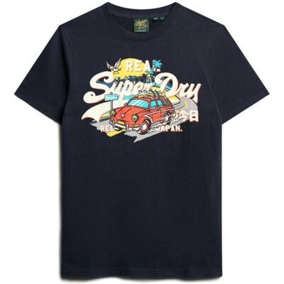 T-shirts med korta ärmar Superdry M1011916A EU S Herr T-shirts med korta ärmar Superdry M1011916A EU S Herr