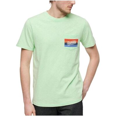 T-shirts med korta ärmar Superdry M1011904A 2AE EU L Herr T-shirts med korta ärmar Superdry M1011904A 2AE EU L Herr