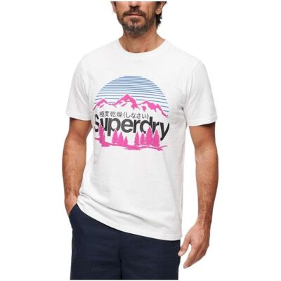 T-shirts med korta ärmar Superdry M1011911A 01C EU XL Herr T-shirts med korta ärmar Superdry M1011911A 01C EU XL Herr