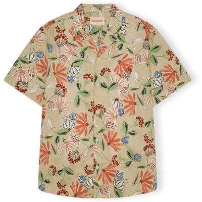 Skjortor med korta ärmar Revolution RVLT Cuban 3111 Shirt - Orange EU XL Herr Skjortor med korta ärmar Revolution RVLT Cuban 3111 Shirt - Orange EU XL Herr