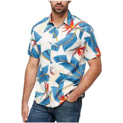 Skjortor med långa ärmar Superdry M4010353A 2BQ EU S Herr Skjortor med långa ärmar Superdry M4010353A 2BQ EU S Herr