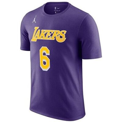 T-shirts med korta ärmar Nike Nba Los Angeles Lakers Statement Edition Lebron James EU L,EU XL Herr T-shirts med korta ärmar Nike Nba Los Angeles Lakers Statement Edition Lebron James EU L,EU XL Herr