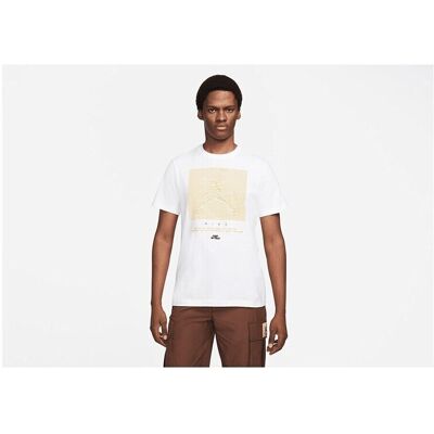 Nike Air Jordan Jumpman Grapfic DH8972100 - T-Shirt för Män, Vit, Hela året Nike Air Jordan Jumpman Grapfic DH8972100 - T-Shirt för Män, Vit, Hela året