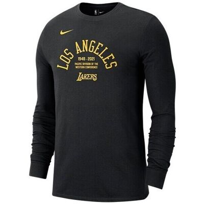 T-shirts med korta ärmar Nike Nba Los Angeles Lakers Courtside EU XXL,EU M,EU L,EU XL Herr T-shirts med korta ärmar Nike Nba Los Angeles Lakers Courtside EU XXL,EU M,EU L,EU XL Herr
