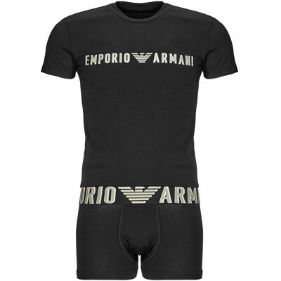 Giorgio Armani Pyjamasuppsättningar Emporio Armani T-SHIRT + TRUNK SET EU S,EU M Giorgio Armani Pyjamasuppsättningar Emporio Armani T-SHIRT + TRUNK SET EU S,EU M