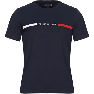 T-shirts med korta ärmar Tommy Hilfiger HILFIGER CHEST INSERT TEE EU S,EU M Herr T-shirts med korta ärmar Tommy Hilfiger HILFIGER CHEST INSERT TEE EU S,EU M Herr
