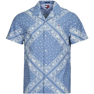 Skjortor med korta ärmar Tommy Jeans TJM REG AOP SS SHIRT EXT EU M Herr Skjortor med korta ärmar Tommy Jeans TJM REG AOP SS SHIRT EXT EU M Herr