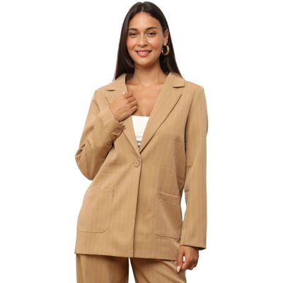 Jackor / Blazers La Modeuse 72426_P169972 EU XXL,EU S,EU M,EU L,EU XL Dam Jackor / Blazers La Modeuse 72426_P169972 EU XXL,EU S,EU M,EU L,EU XL Dam