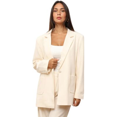 Jackor / Blazers La Modeuse 72461_P170147 EU XXL,EU S,EU M,EU L,EU XL Dam Jackor / Blazers La Modeuse 72461_P170147 EU XXL,EU S,EU M,EU L,EU XL Dam