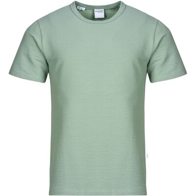 T-shirts med korta ärmar Selected SLHSANDER SEERSUCKER EU S,EU L,EU XL Herr T-shirts med korta ärmar Selected SLHSANDER SEERSUCKER EU S,EU L,EU XL Herr