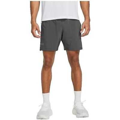 Under Armour Launch Elite 2-i-1 Shorts - Grey Castlerock Under Armour Launch Elite 2-i-1 Shorts - Grey Castlerock