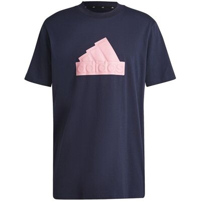 adidas Future Icons Badge Of Sport T-shirt - Blå - Herr adidas Future Icons Badge Of Sport T-shirt - Blå - Herr