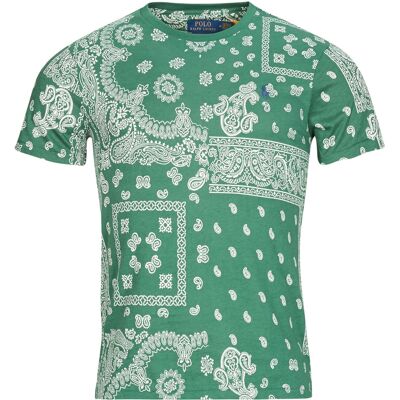 T-shirts med korta ärmar Polo Ralph Lauren TSHIRT IMPRIME BANDANA EU S,EU M,EU XS Herr T-shirts med korta ärmar Polo Ralph Lauren TSHIRT IMPRIME BANDANA EU S,EU M,EU XS Herr