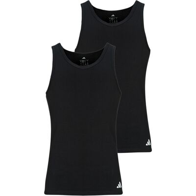 Linnen / Ärmlösa T-shirts adidas ACTIVE FLEX COTTON Pack de 2 EU S,EU M,EU L Herr Linnen / Ärmlösa T-shirts adidas ACTIVE FLEX COTTON Pack de 2 EU S,EU M,EU L Herr