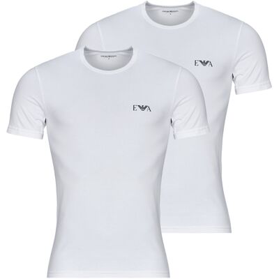 Giorgio Armani T-shirts med korta ärmar Emporio Armani 2-PACK CREW NECK T-SHIRT AF14131 EU XXL,EU S,EU M,EU L,EU XL Herr Giorgio Armani T-shirts med korta ärmar Emporio Armani 2-PACK CREW NECK T-SHIRT AF14131 EU XXL,EU S,EU M,EU L,EU XL Herr