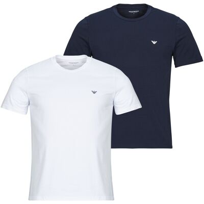 Giorgio Armani T-shirts med korta ärmar Emporio Armani 2-PACK CREW NECK T-SHIRT AF10776 EU XXL,EU M Herr Giorgio Armani T-shirts med korta ärmar Emporio Armani 2-PACK CREW NECK T-SHIRT AF10776 EU XXL,EU M Herr