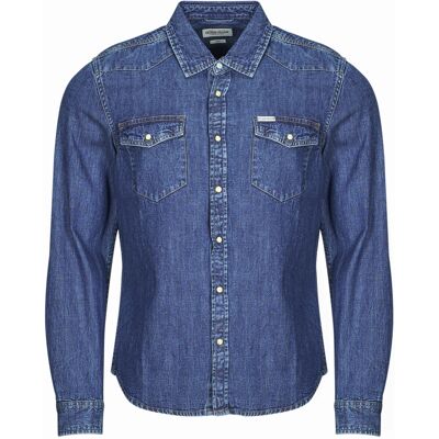 Skjortor med långa ärmar Guess GJ SLIM LS DENIM EU M,IT M,IT L,IT XL Herr Skjortor med långa ärmar Guess GJ SLIM LS DENIM EU M,IT M,IT L,IT XL Herr