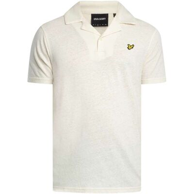 Polotröjor med korta ärmar Lyle & Scott Linne Revere Collar Polo Shirt EU S Herr Polotröjor med korta ärmar Lyle & Scott Linne Revere Collar Polo Shirt EU S Herr